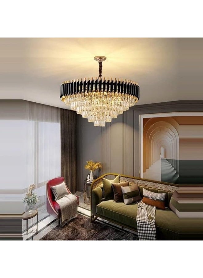 MODERN CRYSTAL CHANDELIER With Bulbs Fancy Ceiling Light