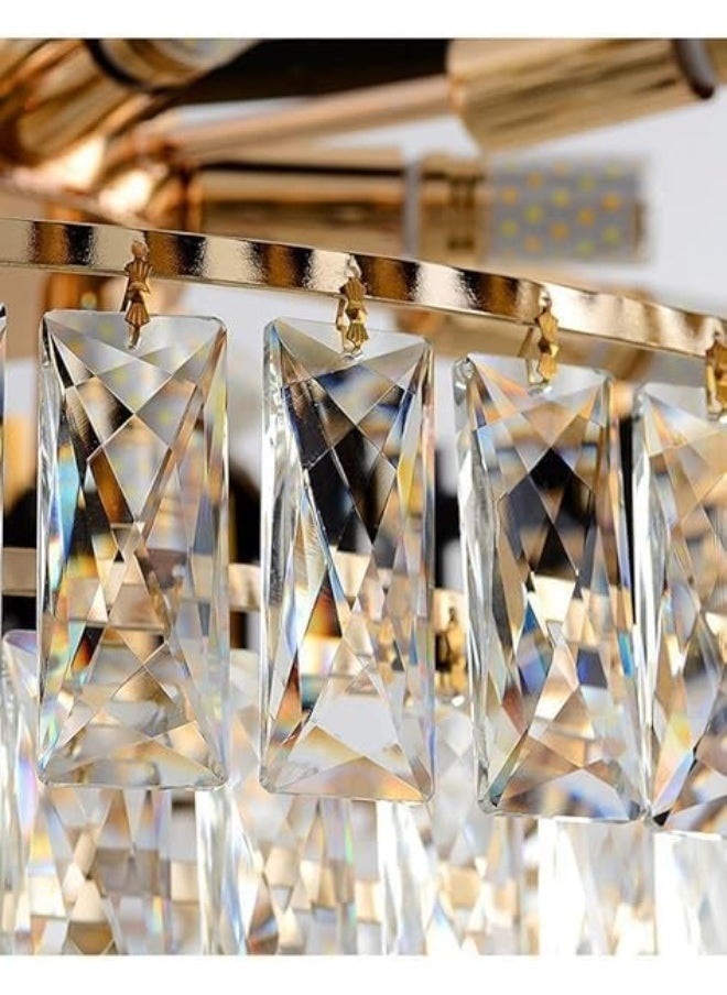 Generic MODERN CRYSTAL CHANDELIER With Bulbs Fancy Ceiling Light  - Image 5