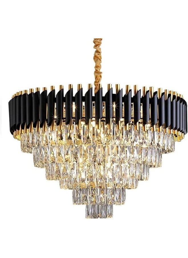 Generic MODERN CRYSTAL CHANDELIER With Bulbs Fancy Ceiling Light  - Image 1