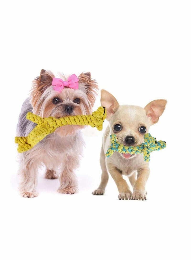 SYOSI Dog Pet Puppy Chew Toys for Teething Boredom Dogs Rope Ball Knot Training Teeth Dogs Treats Toys for Small Middle Dog - Image 2