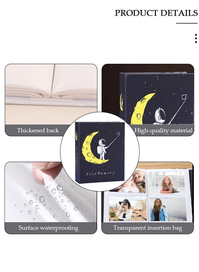 Forest Home 200 Pockets Stamping Photo Album for 6 Inches Photos Portable Photo Album for Family Wedding Boys Girls - Image 5