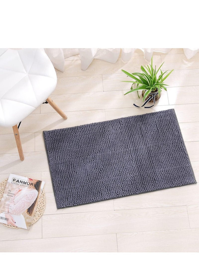 TYCOM Non Slip Soft Microfiber Washable Quick Dry Ultra Bath Mats For Tub Bathroom Rugs Bath Mat  - Image 2
