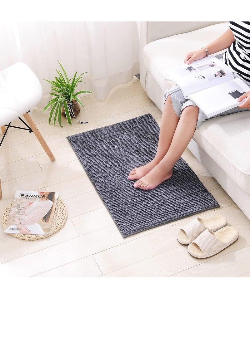 TYCOM Non Slip Soft Microfiber Washable Quick Dry Ultra Bath Mats For Tub Bathroom Rugs Bath Mat  - Image 1