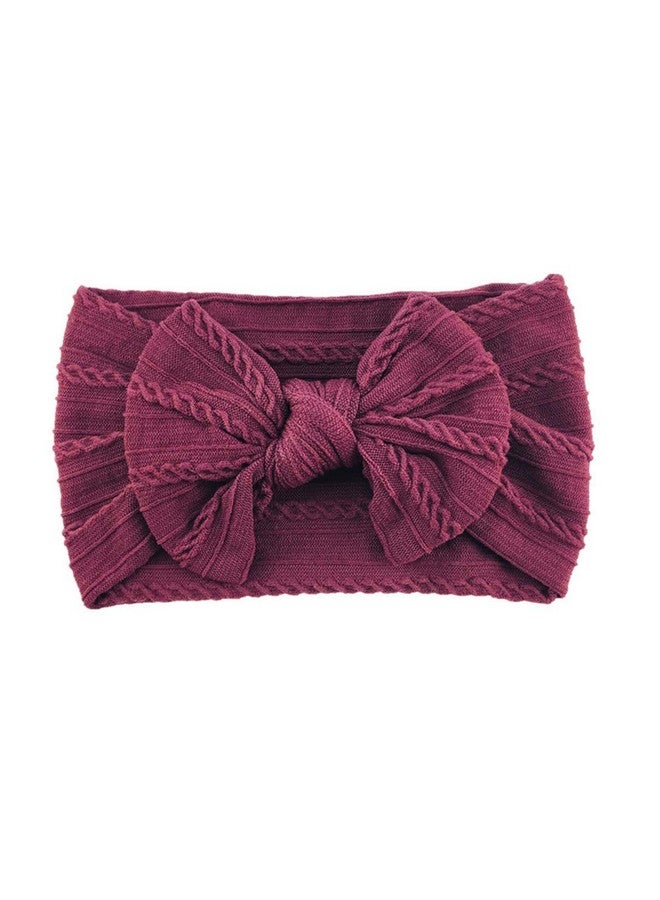 Toptim Baby Girl Bows Nylon Headbands Jacquard Design for Newborn Infant Toddler Little Girls (16-Pack) - Image 5