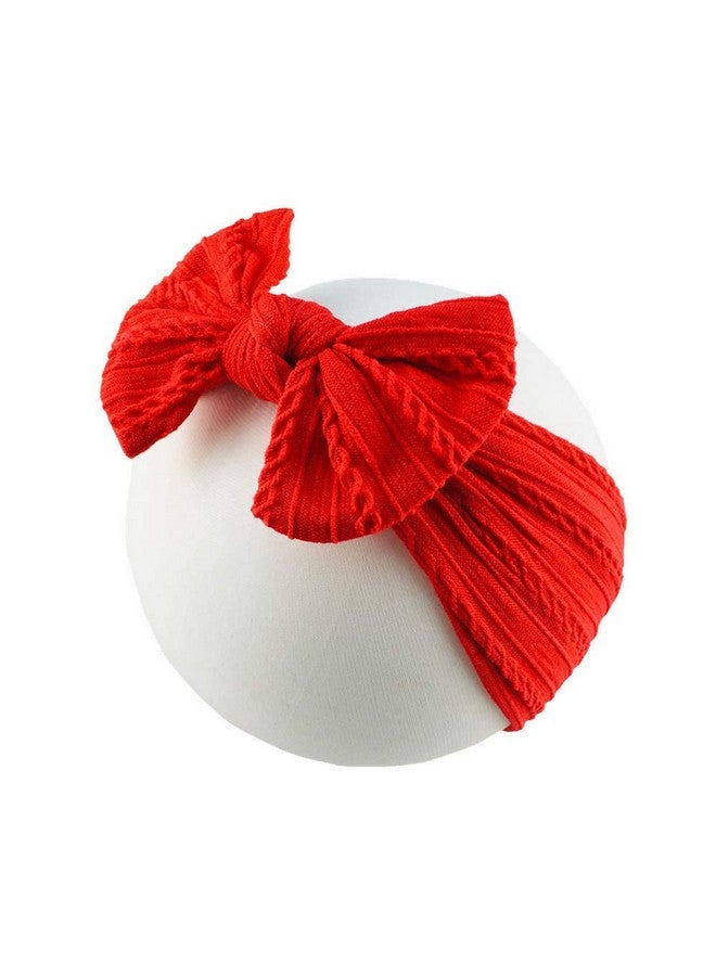 Toptim Baby Girl Bows Nylon Headbands Jacquard Design for Newborn Infant Toddler Little Girls (16-Pack) - Image 4