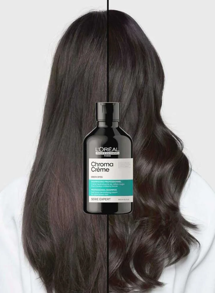 L'Oréal Professionnel Serie Expert Chroma Shampoo Green Dyes Anti-Red Reflections 300ML