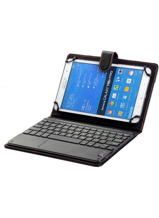 Keyboard Case For Samsung Galaxy Tab A2 S Universal 8 Inch To 8.9'' Tablet Keyboard Folio Case Synthetic Leather Cover With Bluetooth Keyboard Touchpad Mouse For 8.0'' Samsung Galaxy Tab A2 S - pzsku/Z0FC4010864C91B7CAD73Z/45/_/1727439980/267ea8d9-7411-4e12-810f-3631a88fd790