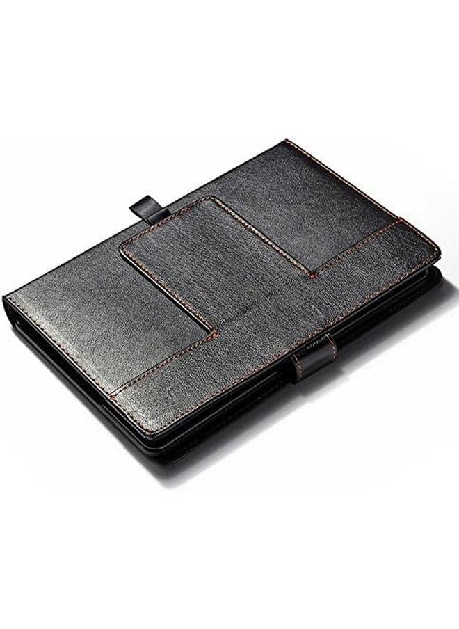 Keyboard Case For Samsung Galaxy Tab A2 S Universal 8 Inch To 8.9'' Tablet Keyboard Folio Case Synthetic Leather Cover With Bluetooth Keyboard Touchpad Mouse For 8.0'' Samsung Galaxy Tab A2 S