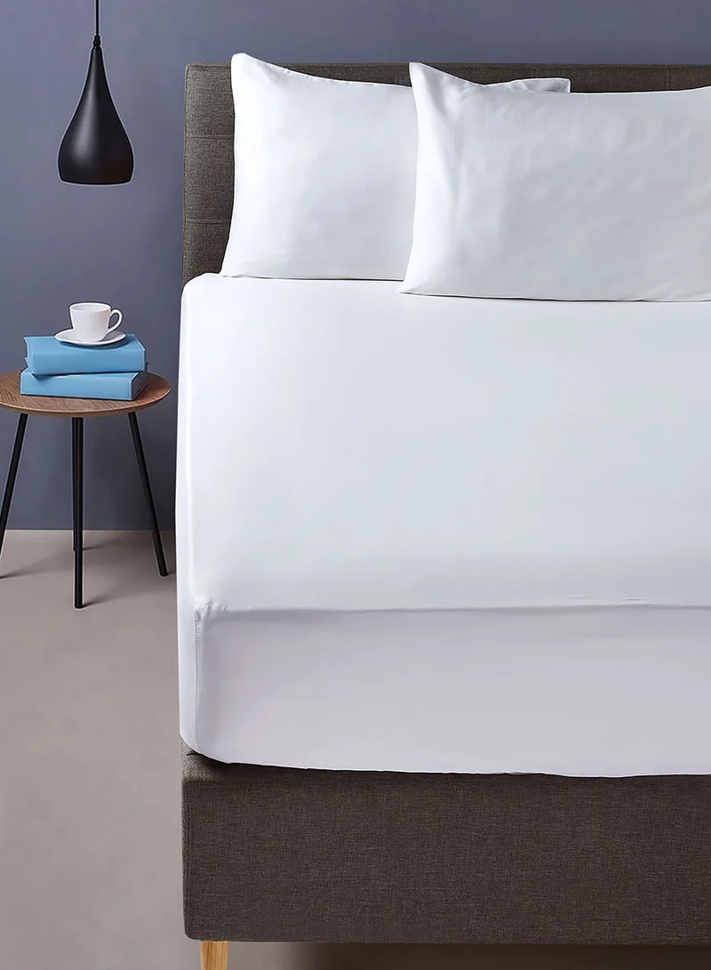 Noon East Twin Size Fitted Flat Sheet With Pillow Case "140 x 200 +33cm - Pillow 50 x 75 cm"