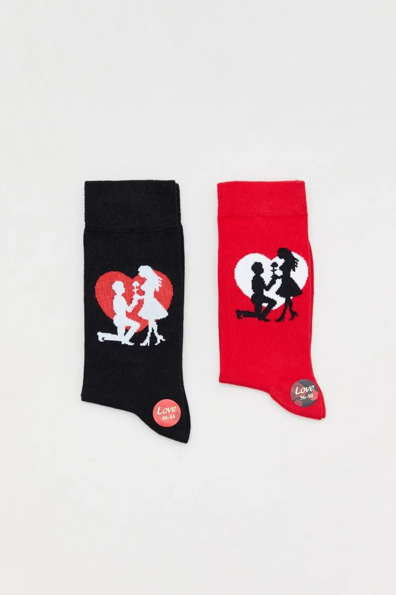 FullaModa Lover Socks 2 Pack