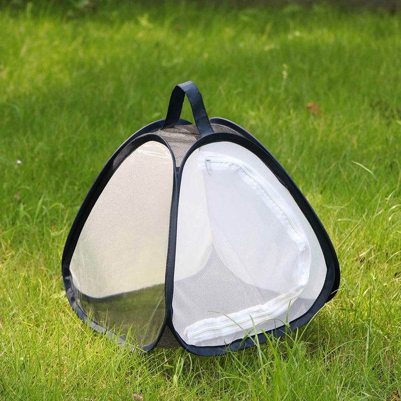RESTCLOUD Mini Butterfly Habitat, Insect Mesh Cage, Bug Terrarium Pop Up 11" x 11" Tall - Image 2