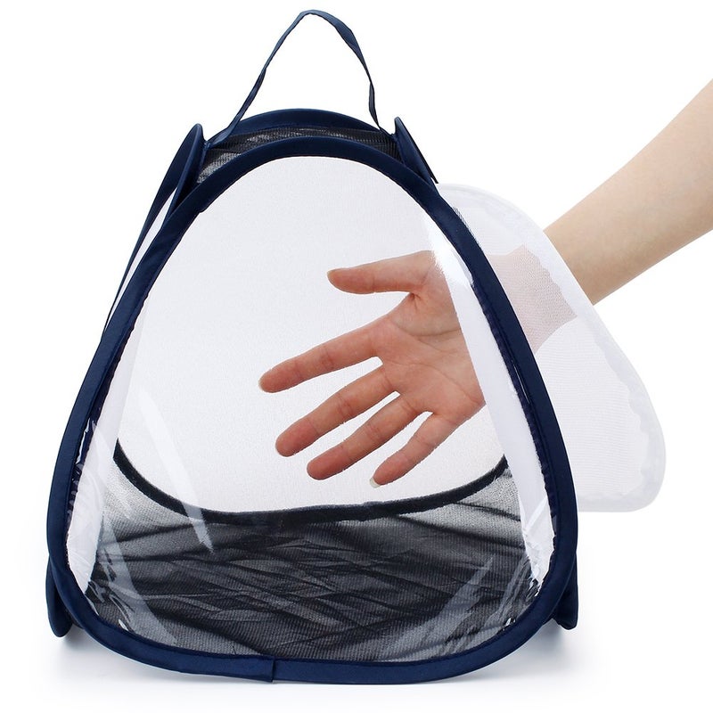 RESTCLOUD Mini Butterfly Habitat, Insect Mesh Cage, Bug Terrarium Pop Up 11" x 11" Tall - Image 4