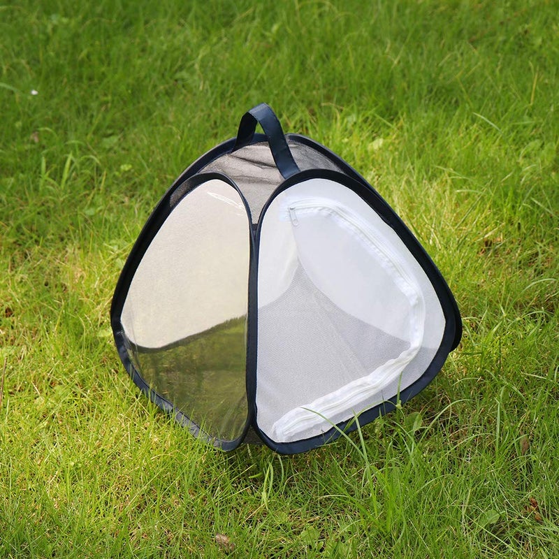 RESTCLOUD Mini Butterfly Habitat, Insect Mesh Cage, Bug Terrarium Pop Up 11" x 11" Tall - Image 3