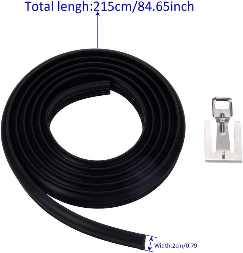 gohantee W10542314 حشية باب غسالة الأطباق مع قفل متوافقة مع ويرلبول وأمانا وكروسلي وإستيت وكينمور، بديل لـ AP5650274 PS5136129 2409202 8268888 W10300589 W10284090 W10350162 - Image 5