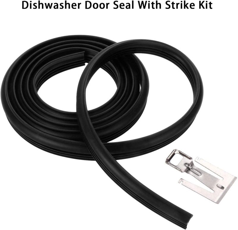 gohantee W10542314 حشية باب غسالة الأطباق مع قفل متوافقة مع ويرلبول وأمانا وكروسلي وإستيت وكينمور، بديل لـ AP5650274 PS5136129 2409202 8268888 W10300589 W10284090 W10350162 - Image 4