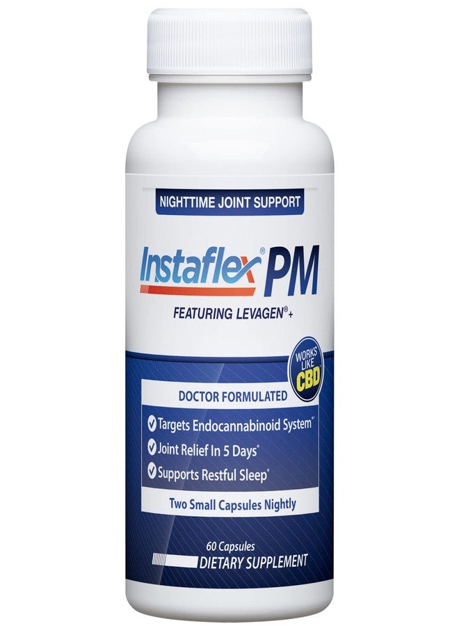 Instaflex PM Nighttime Joint Support with Levagen, Tamaflex, GABA, Ashwagandha, Passionflower Extract, Mobility, Sleep Support - 60 Capules - Image 1