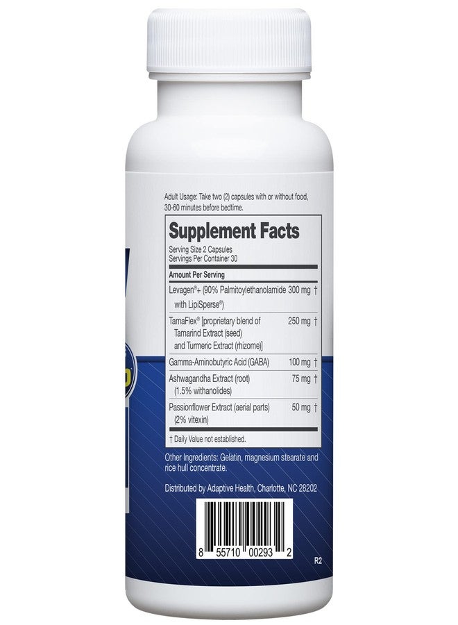 Instaflex PM Nighttime Joint Support with Levagen, Tamaflex, GABA, Ashwagandha, Passionflower Extract, Mobility, Sleep Support - 60 Capules - Image 3