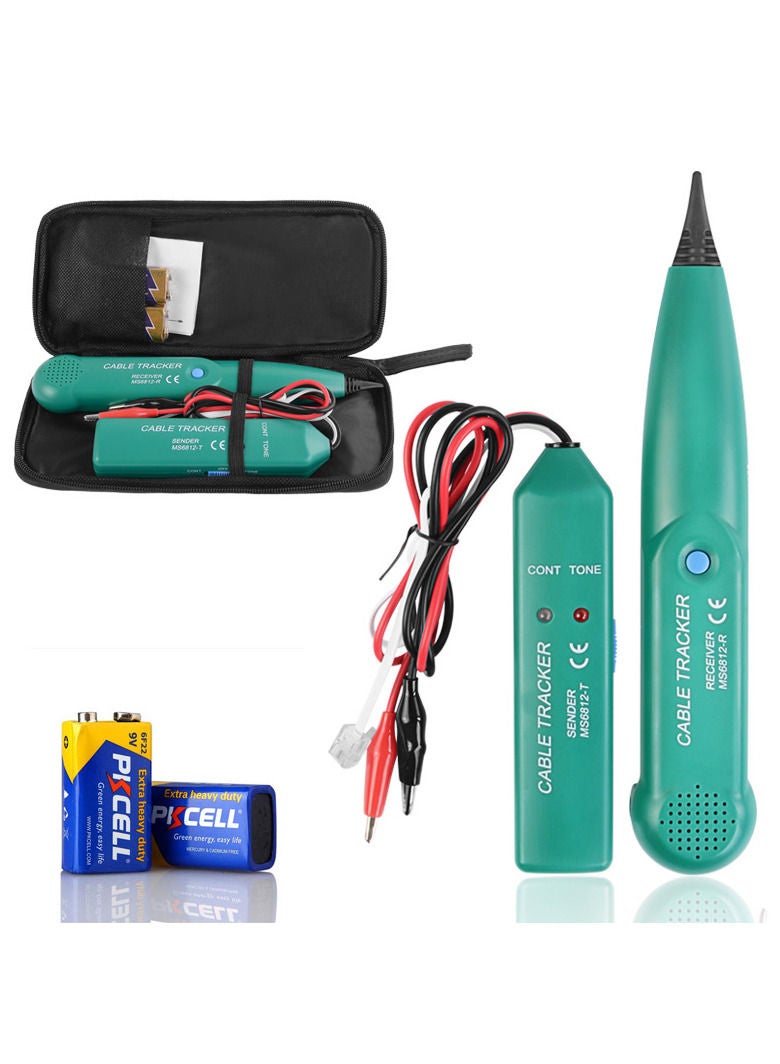 MS6812 AntiInterference Cable Tester LAN Network Line Finder RJ11 Telephone Wire Find Device Professional Network Detector - Image 1