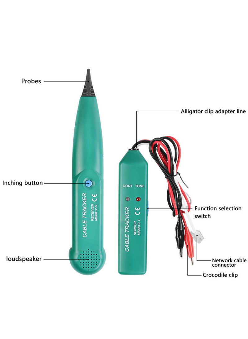 MS6812 AntiInterference Cable Tester LAN Network Line Finder RJ11 Telephone Wire Find Device Professional Network Detector - Image 3