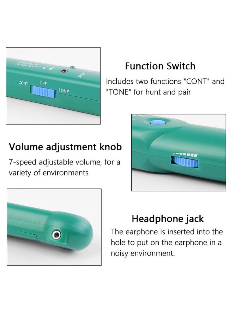 MS6812 AntiInterference Cable Tester LAN Network Line Finder RJ11 Telephone Wire Find Device Professional Network Detector - Image 5