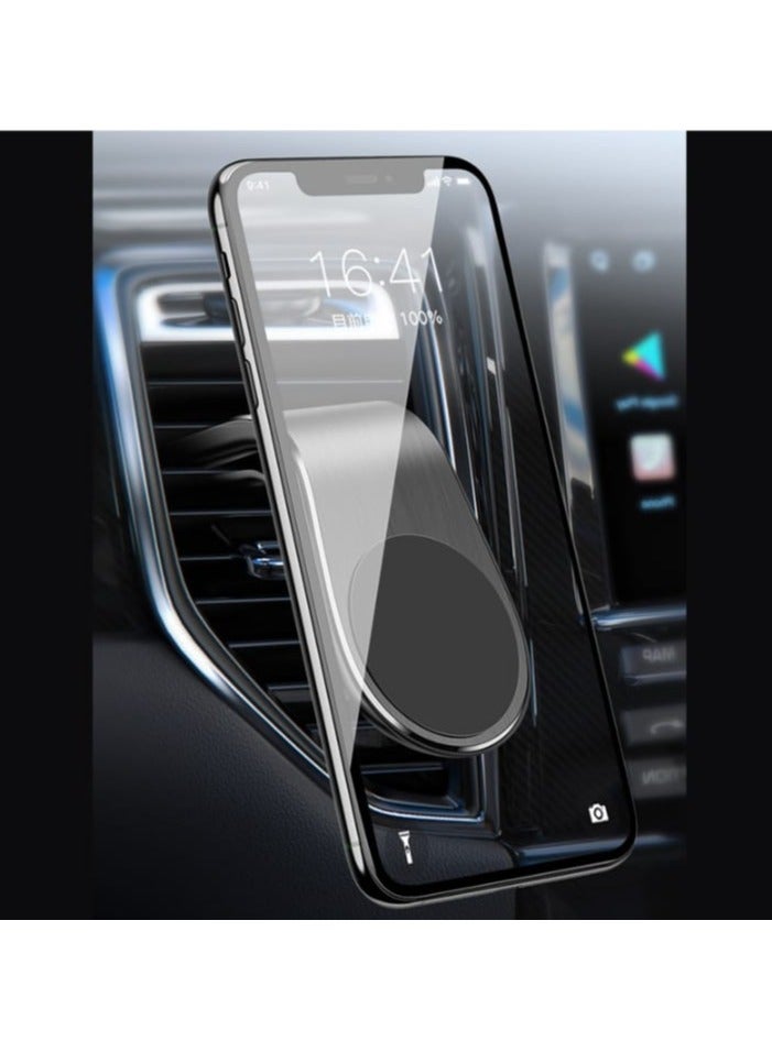 Magnetic Car Phone Holder - Air Vent Clip Strong Magnet Ultra-Thin & Compact Wide Compatibility for 3.5-7 Inch Android,iPad & iPhone Mobile Phones  - Image 3