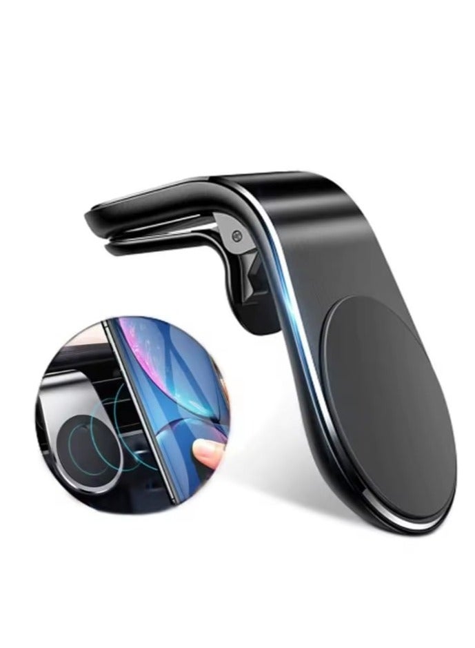 Magnetic Car Phone Holder - Air Vent Clip Strong Magnet Ultra-Thin & Compact Wide Compatibility for 3.5-7 Inch Android,iPad & iPhone Mobile Phones  - Image 5