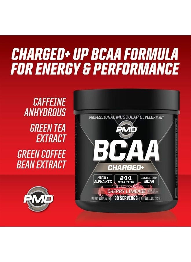 PMD Sports BCAA Charged Delicious Amino Acid Drink for Performance and Recovery (Cherry Limeade)  - Image 5