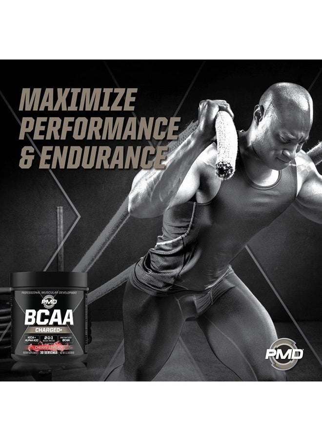 PMD Sports BCAA Charged Delicious Amino Acid Drink for Performance and Recovery (Cherry Limeade)  - Image 3