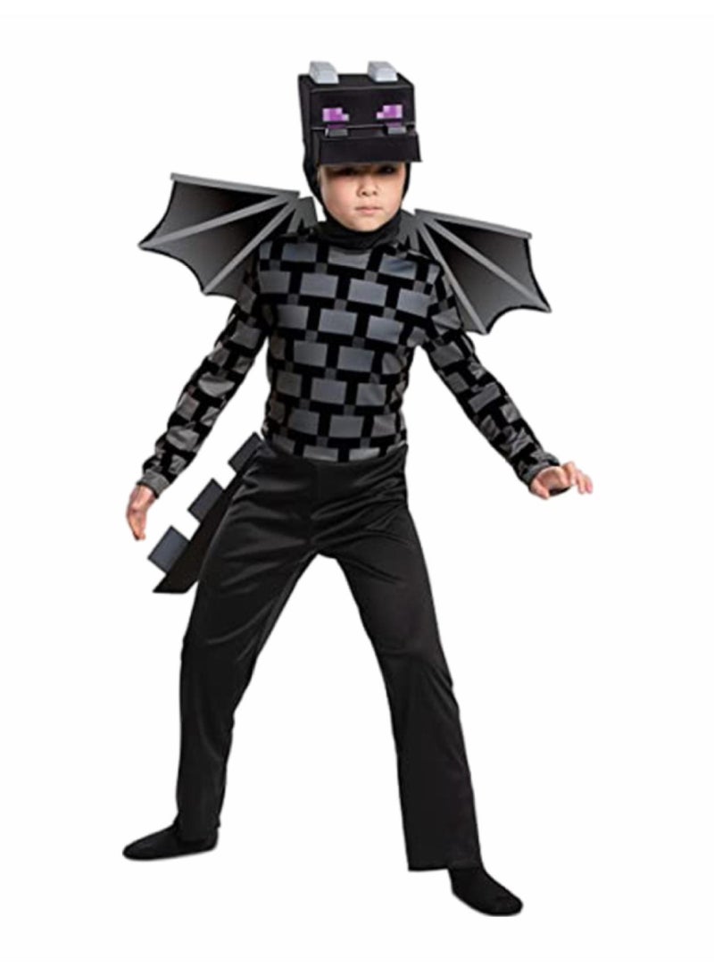 Disguise Minecraft  Costume  Official Deluxe Minecraft Costume or Kids With Headpiece and Jumpsuit  Child Pretend Play and Party Costume For Festivals - Image 1