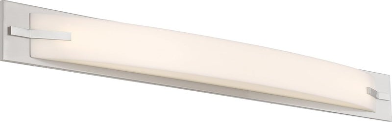 Nuvo 621083 One Light Vanity 39 Pwt Nckl BS Slvr - Image 1