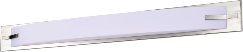 Nuvo 621083 One Light Vanity 39 Pwt Nckl BS Slvr - Image 2