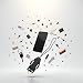 Jinshining 100 Pcs Black Plastic Detachable Lanyard Wrist Strap Lariat HandySimplicty Fashionable Phone Key Ring FlatCar Key Ring Flat Phones Charms Dcor Phone Charm Hook - Image 2