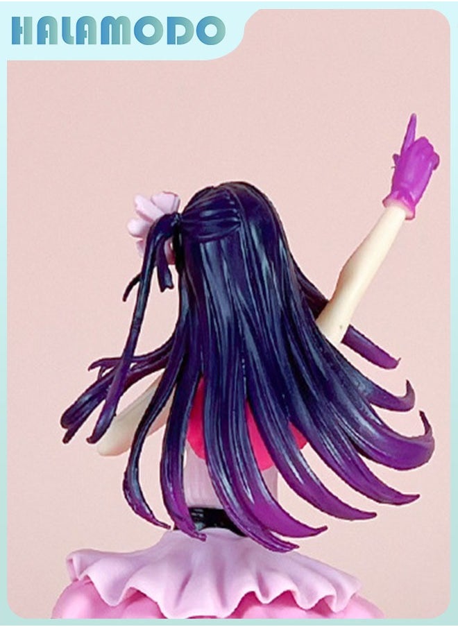 HALAMODO My Adored "Oshi no Ko" - The 20cm Standing Hoshino Ai Figurine, a Captivating Anime Model for Desk Decoration and Heartwarming Present  - Image 2