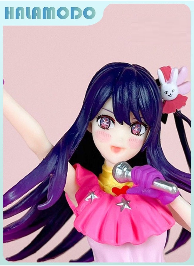 HALAMODO My Adored "Oshi no Ko" - The 20cm Standing Hoshino Ai Figurine, a Captivating Anime Model for Desk Decoration and Heartwarming Present  - Image 1