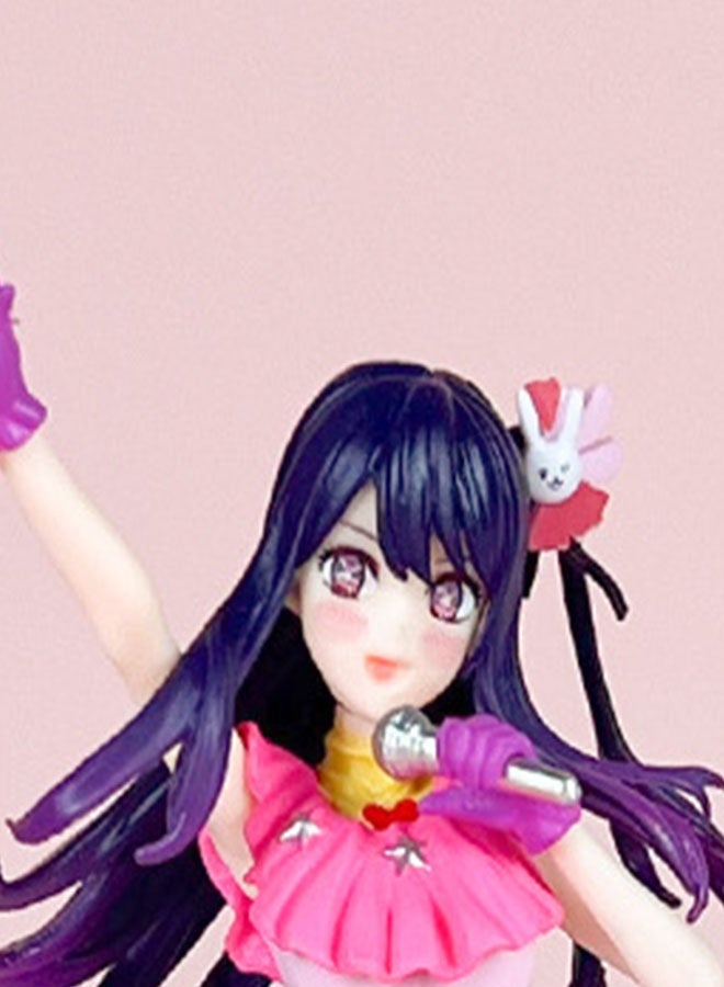HALAMODO My Adored "Oshi no Ko" - The 20cm Standing Hoshino Ai Figurine, a Captivating Anime Model for Desk Decoration and Heartwarming Present - Image 1