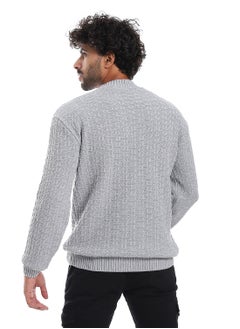 Caesar Wool Mens Pullover With Multi Design  - Image 4