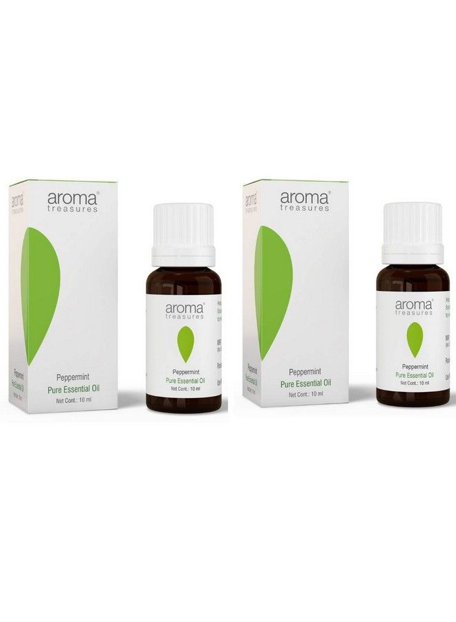 Aroma Treasures Peppermint Essential Oil 10 Ml (Pack Of 2) - Image 1