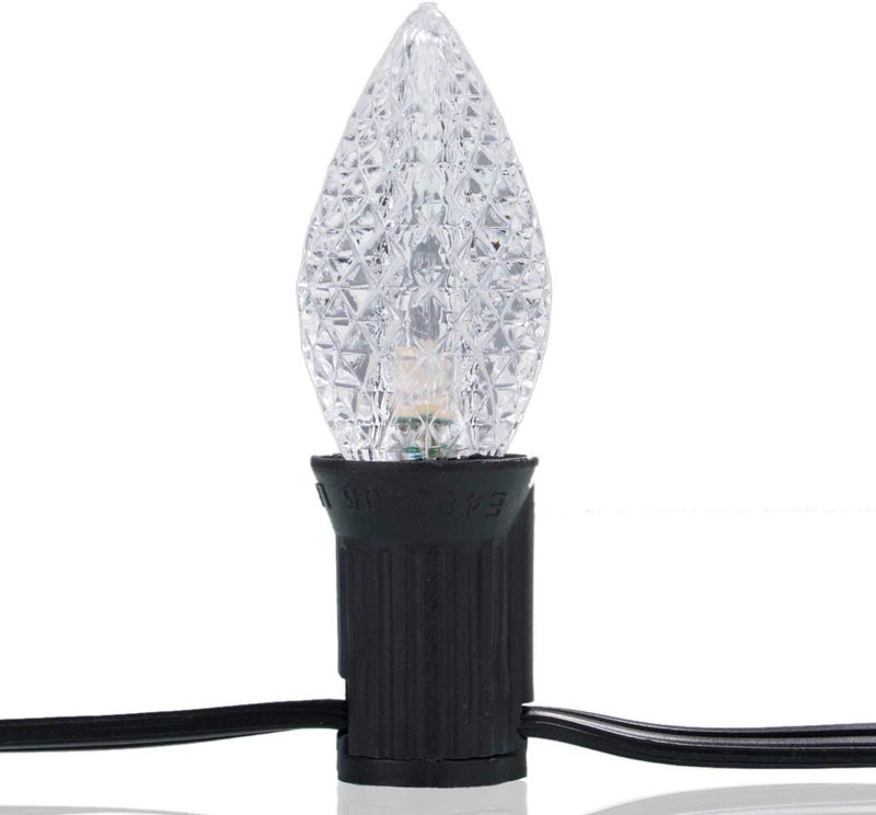 Brightown 50 Pack C7 Led Replacement Christmas Light Bulb C7 Shatterproof Led Bulbs for Christmas String Lights E12 Candelabra Base Commercial Grade Dimmable Holiday Bulbs Warm White - Image 4
