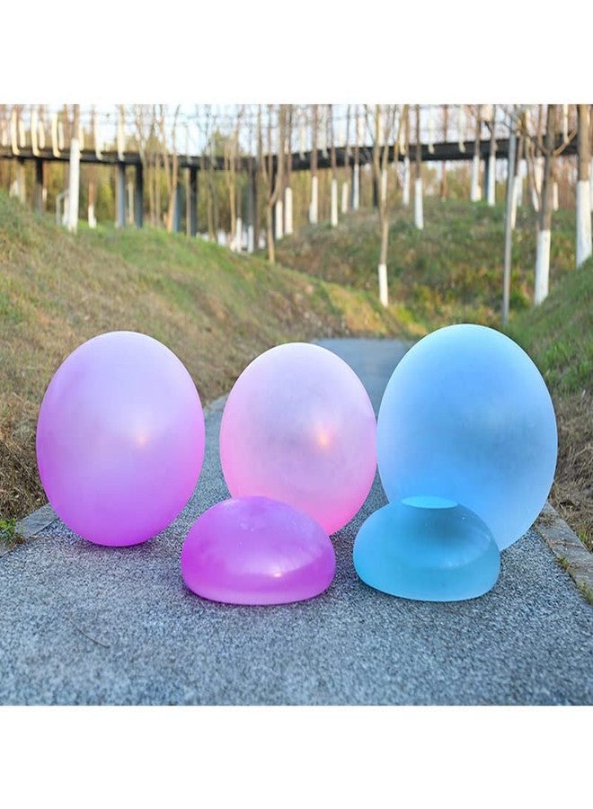 OPENDGO 36'' Water Filled Bubble Ball Inflating Bubble Balloon Ball Blowing TPR Ball for Adults Creative Water Injection Bubble Ball Toy Fun Party Outdoor Game (Blue) - Image 1