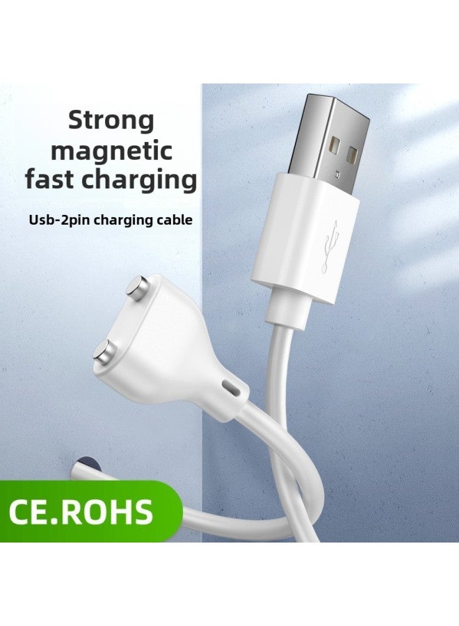 Source 80cm2pin Magnetic Charging Line Toy Cup Flashlight Juicer Charging Line Wiring-Color:4.0mm  - Image 3