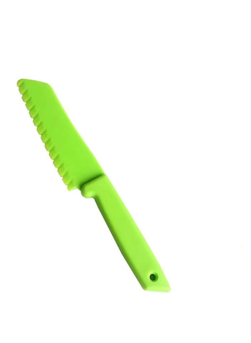 Beauenty 2Pcs Kids Cooking Cutter Kitchen Toddler Knife Plastic Knives Vegetable Cutter Cooking Utensils for Kitchen Supplie  - Image 1