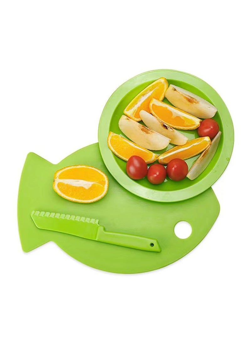 Beauenty 2Pcs Kids Cooking Cutter Kitchen Toddler Knife Plastic Knives Vegetable Cutter Cooking Utensils for Kitchen Supplie  - Image 2