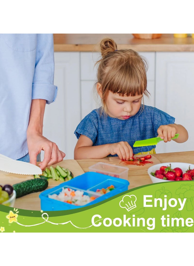 Beauenty 2Pcs Kids Cooking Cutter Kitchen Toddler Knife Plastic Knives Vegetable Cutter Cooking Utensils for Kitchen Supplie  - Image 4
