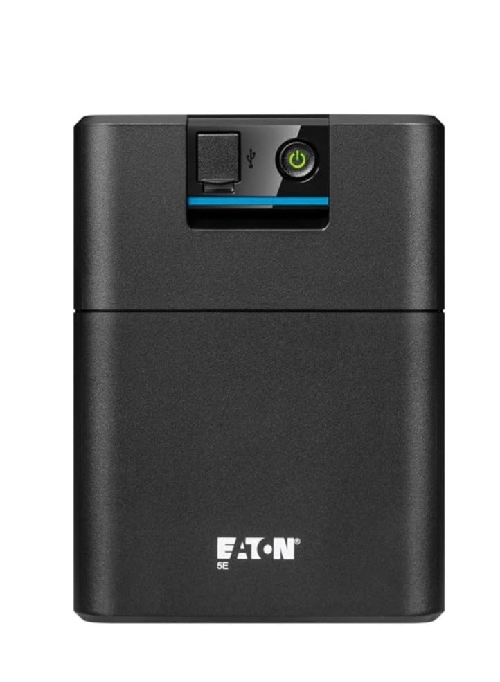 Eaton Eaton 5E 1600 USB BS G2 is a line-interactive uninterruptible power supply (UPS) designed to provide reliable power protection for critical devices in both residential and professional settings. - Image 1