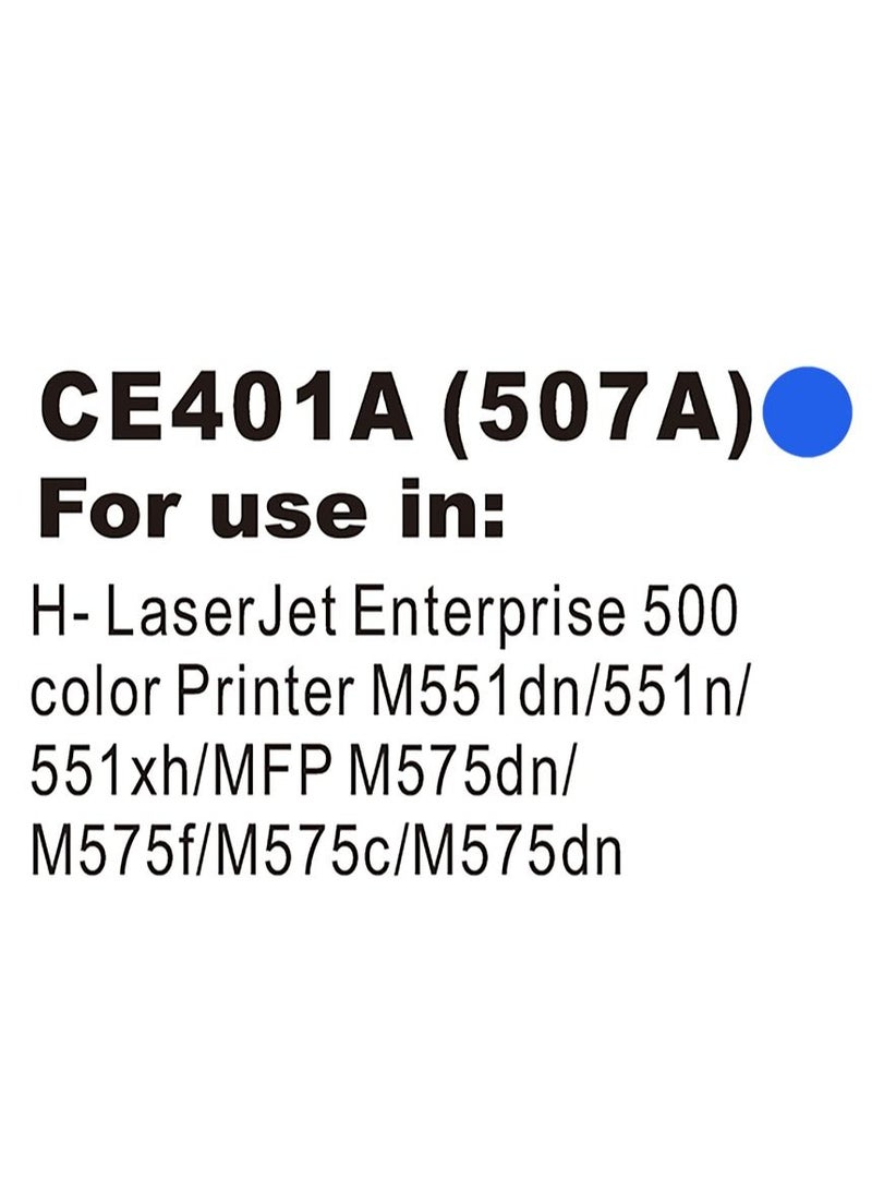 MKS Toner Cartridge CE401A  Compatible for HP LaserJet Enterprise 500 color M551 / MFP570 / MFP 575 - Image 2