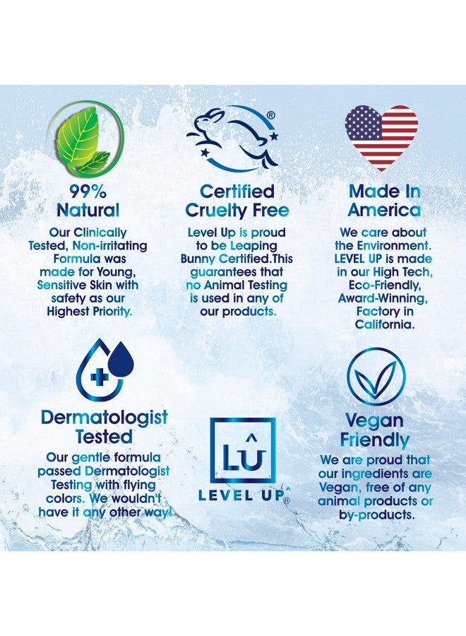 Level Up Level Up Boys Deodorant: Aluminum-Free, Alcohol-Free, Paraben-Free, 24 Hr Odor Protection, Clean Fresh Scent, Kids & Tweens, Made in the USA - Image 4