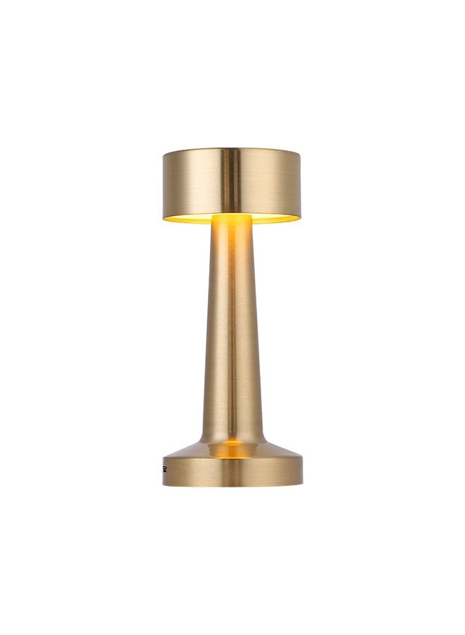 مستوى السطوع -بطارية قابلة لإعادة الشحن تصل إلى 48 ساعة من الاستخدام -ضوء ليلة الحضانة -مصباح الطاولة -مصباح جانب السرير -الذهب - Image 1