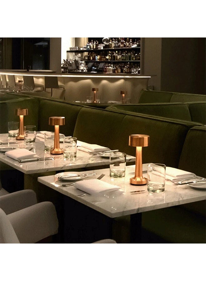 مستوى السطوع -بطارية قابلة لإعادة الشحن تصل إلى 48 ساعة من الاستخدام -ضوء ليلة الحضانة -مصباح الطاولة -مصباح جانب السرير -الذهب - Image 4