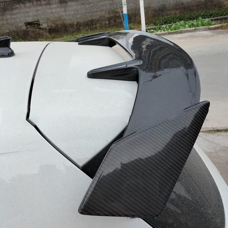 AUTO MT جناح سبويلر خلفي عالمي من الكربون ABS لجناح سباق السيارة، ملحقات خارجية لتعديل السيارة، أجزاء SUV وهاتشباك - Image 4