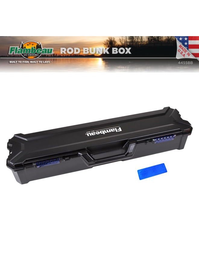 Flambeau Outdoors 4455BB Rod Bunk Box, Portable Fishing Rod Storage, Black - Image 5